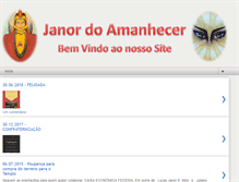 Tablet Screenshot of janordoamanhecer.com
